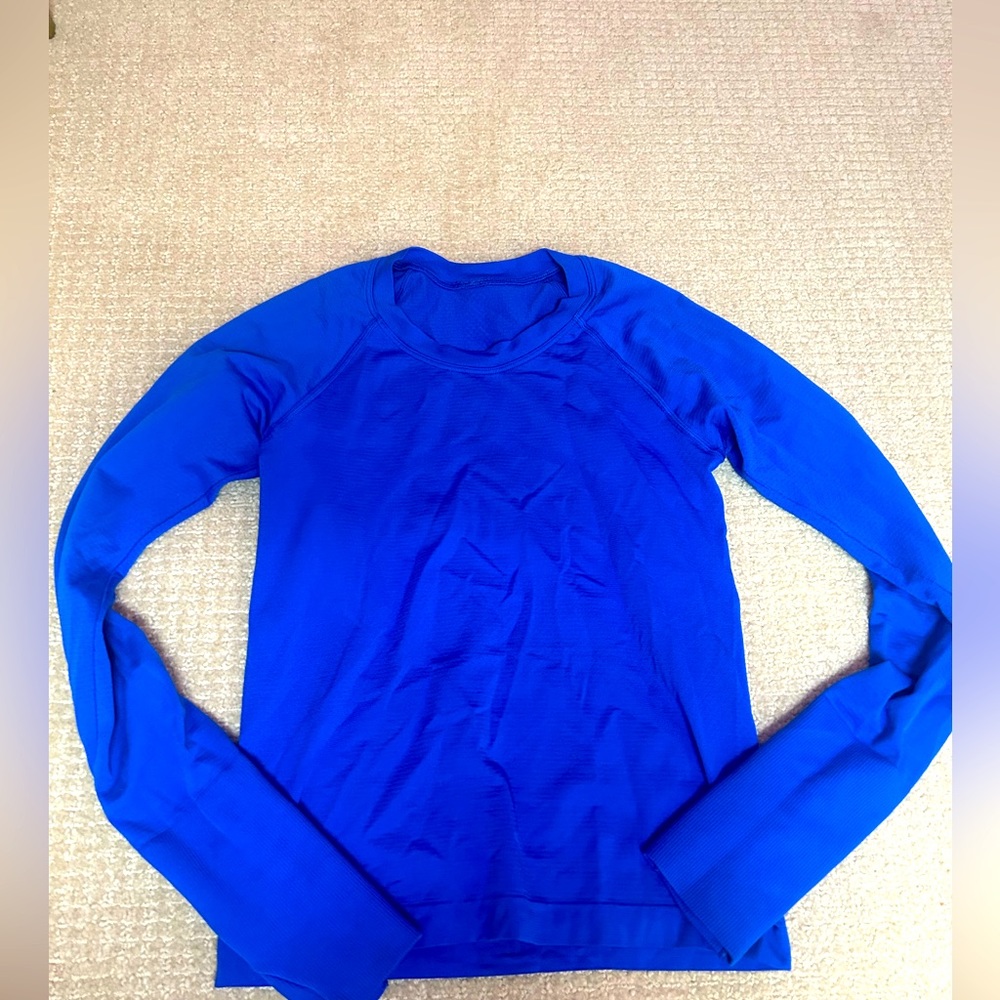 Lululemon swiftly tech in razor blue